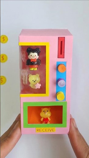Mini Paper Toy Vending Machine