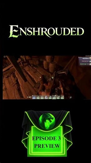 🏰 Enshrouded – Ep 3 Preview: Organizing My Stone Base | Maz Play Shorts