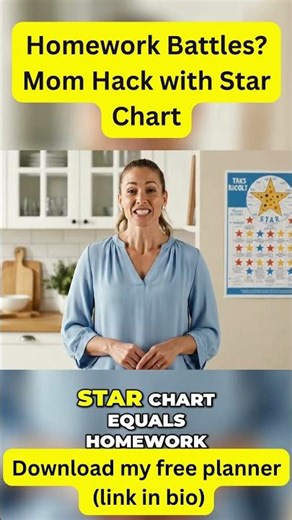 Homework Battles? Mom Hack with Star Chart #busymomhacks #english #parenthack