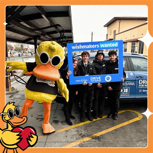 5.9K views | Did you see the Make-A-Wish car when it stopped by our 11 Utah locations for a visit? ️ Grant the power of a wish with us on Monday, April 29 when you visit any local Quick Quack in Utah to donate to Make-A-Wish Utah. And we'll match each donation, up to $10,000 total. | Quick Quack Car Wash | Facebook