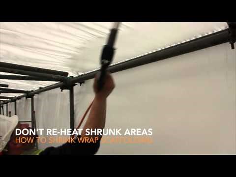 How To Shrink Scaffold Wrap