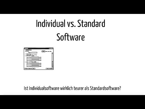 Individualsoftware vs Standardsoftware