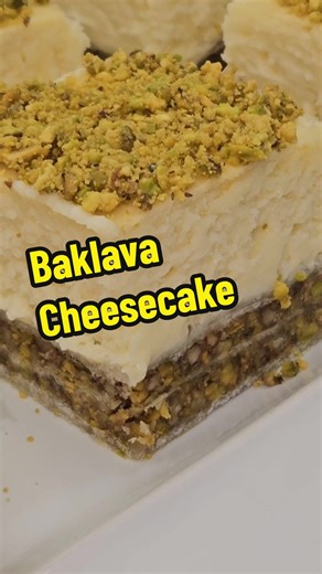 Baklava Cheesecake #baklavacheesecake #cheescake #homemadecheescake