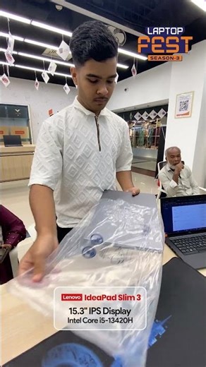 Customer Unboxing Lenovo IdeaPad Slim 3 15IRH10 #lenovoideapadslim3 #customerunboxing #vertech