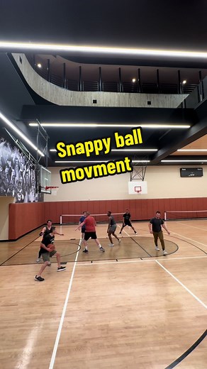 Quick game with lots of ball movement #pickupbasketball