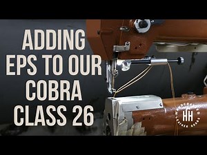 Industrial Sewing Machine: Updating our Cobra Class 26 with EPS (Electronic Positioning System)