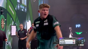 Manby wins in straight sets!