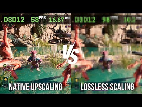 Is Lossless Scaling BETTER than Native Upscaling?