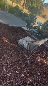 Vintage Wrought Iron Patio Furniture by Meadowcraft , Made of Wrought Iron, Oval Table & 6 Heavy Coil Spring Rocking Chairs, Made in USA,MCM - Etsy