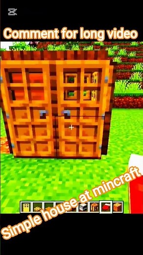 Built the Perfect SIMPLE House in Minecraft! 😍🔥#capitalgamer #minecraft