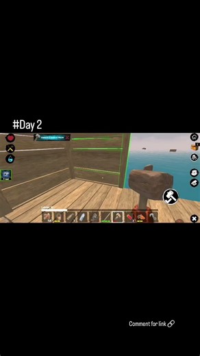 how to make a wall in survive and craft 😍#survivalgame #games #shorts #crafts #_day2