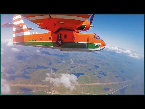 Flying the CL-215 Water Bomber Across The World