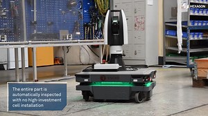 📹 Discover in this video how the AMR-mounted Leica Absolute Tracker ATS600 offers a fully autonomous large-scale inspection for optimised productivity. 🔎 https://hxgn.biz/4aU9BB4 #AMR #ATS600 #LaserTracker #Autonomous | Hexagon Manufacturing Intelligence