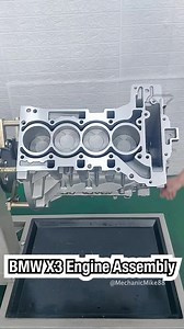 BMW X3 Engine Assembly. #bmw #engine #mechanicmike #mechanic #automobile | Mechanic Mike