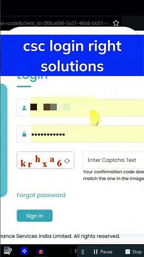 CSC Login Error Fix 2025 | Incorrect Username or Password Problem Solved| CSC Login Problem Solution