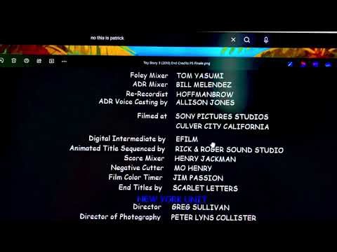 Toy Story 3 (2010) Credits