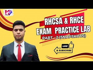 Create RHCSA & RHCE Exam Practice Lab | Part 2 | Create Snapshots