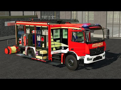 LS22 Feuerwehr fahrzeuge Mercedes Atego Schlingmann Varus