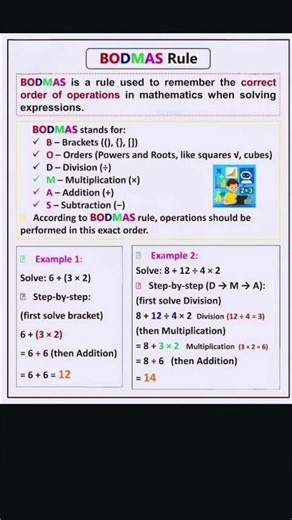 🔥BODMAS rules in easy way🤩 #shorts #viral #youtubeshorts #trending #shortvideo #officalvideo