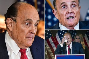 Trump’s team caught talking about Rudy Giuliani’s hair dye ‘dripping’