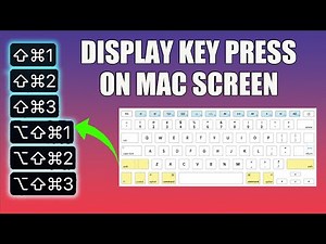 Display Keystrokes on MacBook Screen During Screen Recording