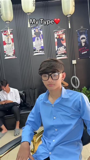 My hairstyle type❤️💈 #ChetraWadybarber #hairstyle #babershop #foryou #khmer