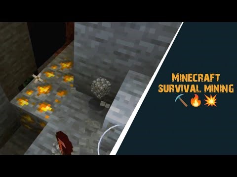 Minecraft survival mining ⛏️😁