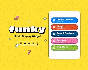 Funky Music Display Widget • Twitch Music Widget • Spotify Widget for Twitch & Youtube Streamers (streamelements) - Etsy