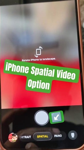 iPhone Spatial video option Explained #spatialvideo #iphone #iphonespatialvideo #leoefi