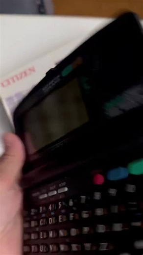 Vintage Citizen ED-680 Electronic Dictionary Translator with Cyrillic Russian Keyboard 90s Pocket Device