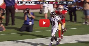 Ravens player celebrates a TD with the Pee-Wee Herman Dance and it's hilarious