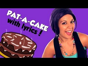 Pat-a-Cake Nursery Rhyme with Lyrics on Tea Time with Tayla