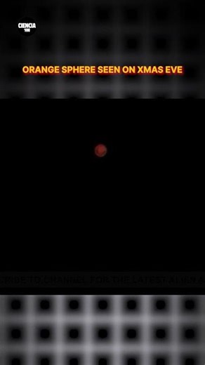 ¡INEXPLICABLE! Esfera naranja brillante vista en el cielo #shorts #ovni #ciencia100