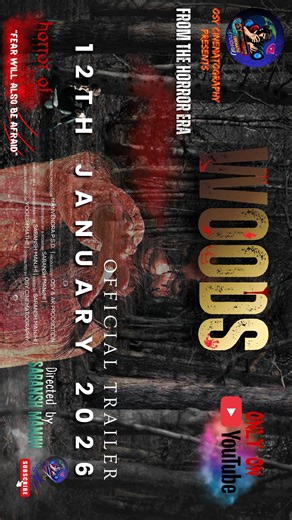 OSY_CINEMATOGRAPHY_Studios on Instagram: "WOODS||YOUTUBE FILM|| OSY CINEMATOGRAPHY|| HORROR|| 18+|| Plz guys support us, we need your support 🙏🙏 “This is a must-watch film, I promise you’ll enjoy it-watch it till the end, type your genuine review in the comment box, and if you liked the film, do like and share, because your review will help us improve day by day.” #viralreels #viral #horrormovies #moviepromotion #horror #gwalior #youtube #youtubevideo"