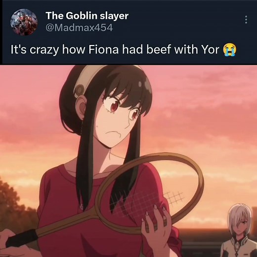 Intense Tennis Match with Fiona | Anime SpyxFamily