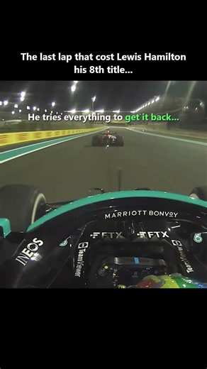 The last lap that cost Lewis Hamilton his 8th title... 💔 #f1