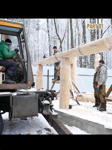 Built frame house step by step - Part 01 #wood #carpenter #construction #woodworking #woodworkingtools