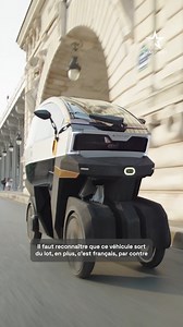 77K views · 1.2K reactions | Mi-voiture, mi-scooter ! En direct de VivaTech, on est rentré dans le cockpit d'AEmotion, un hybride voiture/scooter électrique qui veut vous faire virevolter sur le périph en toute sécurité. On achète ? #automobile #scooter #innovations | Les Numériques | Facebook
