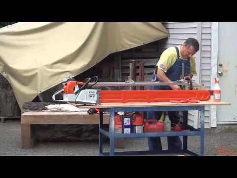 Setting Up an Alaskan Sawmill