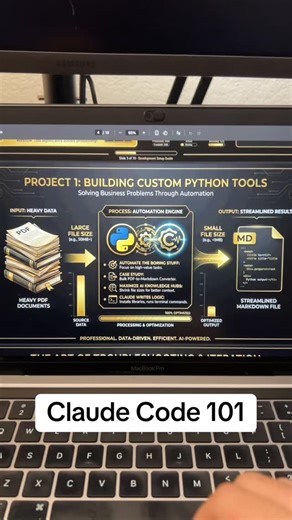 Jonathan Acuña - Doctor AI on Instagram: "💡 Struggling with PDF file size limitations? 😩 I've got the ultimate solution for you - convert those massive PDFs into text or Markdown using Python and Cloud Code! 🤖 This is a game-changer for content creators and anyone working with large documents. No more worrying about file size - just streamline your workflow and pack 10x more info into your custom GPTs. --- 💬 Comment"
