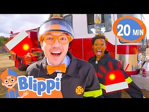 Blippi and Meekah's FIRE TRUCK❤️‍🔥 | Blippi Songs 🎶| Educational Songs For Kids