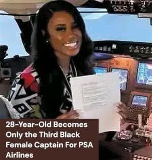 Antoinette Paris-Hudson, a 28-year-old African American pilot, made history as the third Black female to become a Captain for PSA Airline. Most recently, she received a job offer from American Airlines, the largest airline in the world.Since her childhood, Antoinette said she has always imagined herself as a pilot as she watched airplanes take off outside LAX with her father. She was a first-generation pilot in her family and she had no mentor to guide her, but she was determined to make her dre