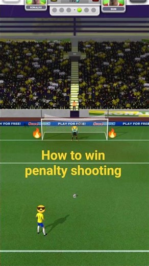 How to win penalty shooting 🔥 #football #trending #shorts