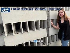 ARC PRECAST WALL FORMBLOCKS