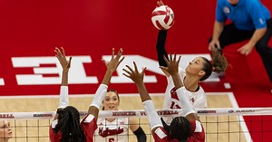 Nebraska opposite Merritt Beason named the AVCA National Player of the Week
