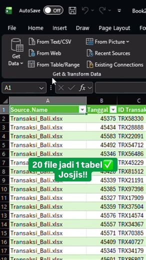 Cara gabung banyak file Excel jadi satu tanpa copy paste pakai Power Query