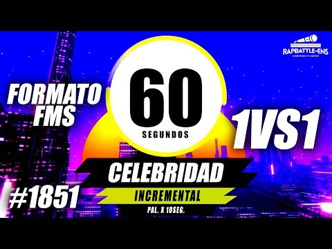 🎤 Formato FMS 1VS1 🔥 Base de Rap Para Improvisar Con Palabras | ENTRENAMIENTO FMS #1851