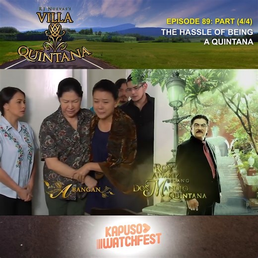 42K views · 1.1K reactions | Villa Quintana: Episode 89 (Part 4 of 4) #VillaQuintana is a heartwarming love story that became a phenomenal hit series in the mid-90s. It revolves around the love story of Isagani and Lynette, originally portrayed by Kempee de Leon and Donna Cruz. The series is a modern-day Romeo and Juliet, with family tensions driven by past hurts and offenses pitted against the brewing romance. #KapusoWatchfest #FullEpisode | GMA Network | Facebook