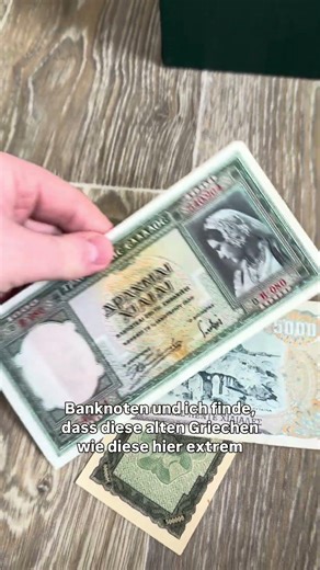 Old Greek Drachma banknotes #banknote #numismatics #greece #collecting