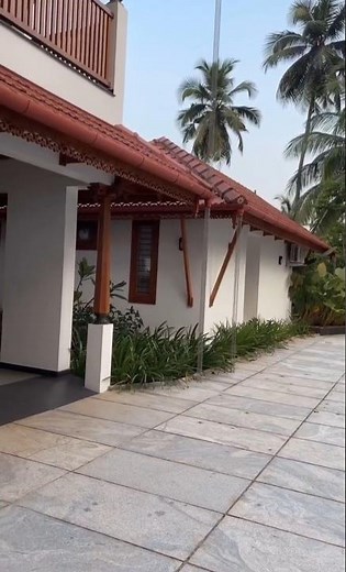 Kerala Traditional Modern Home with Stunning Landscape Design | Dream House Tour #shorts